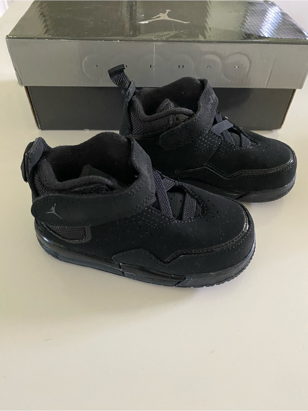 New Jordan Courtside Toddler Shoes - All Black